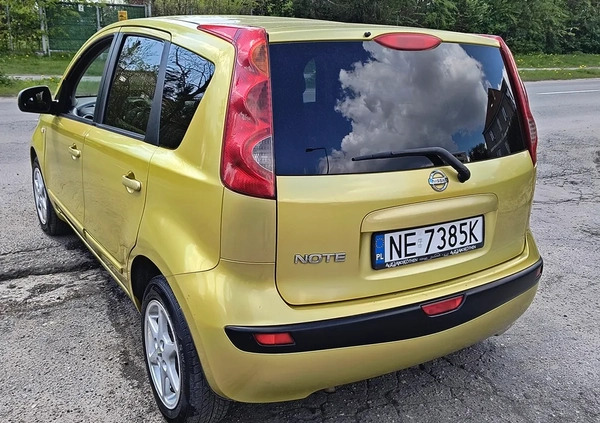 Nissan Note cena 9999 przebieg: 189462, rok produkcji 2006 z Elbląg małe 497